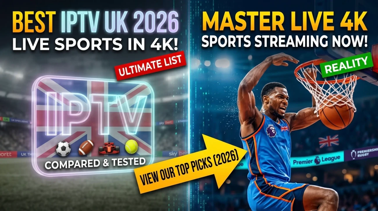 BEST IPTV UK 2026 for Live Sports Streaming in 4K